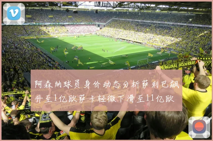 阿森纳球员身价动态分析萨利巴飙升至1亿欧萨卡轻微下滑至11亿欧